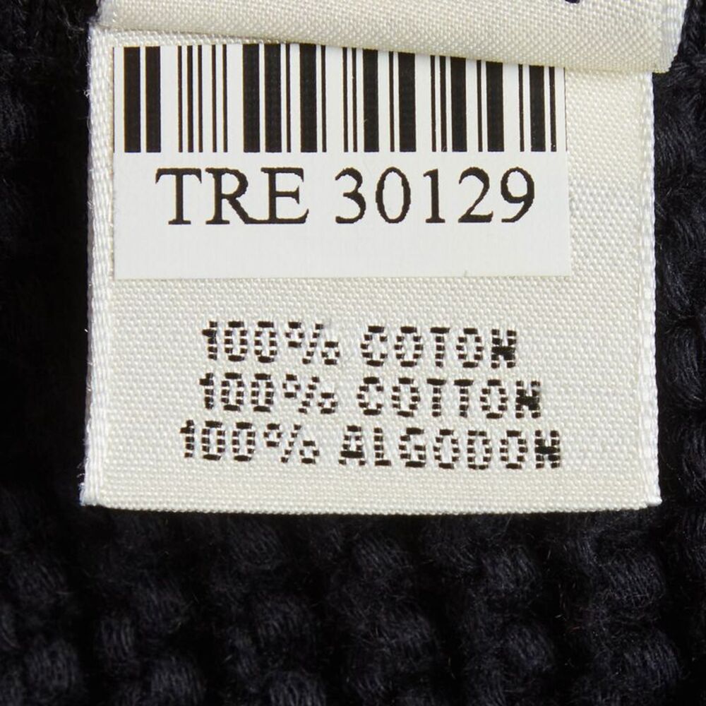 Hermes Black Printed Cotton And Purl Knit Long Cardigan S - Picture 6 of 6